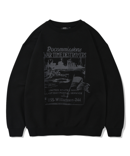 USS WILLIAMSON 244 CREWNECK (BLACK)
