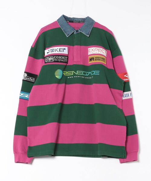 Martin Rose マーティンローズ　ロングスリーブポロ MARTIN ROSE/マーティンローズ MR RUGBY POLO（ポロシャツ）｜ムラサキ