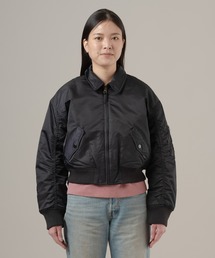 Levi's（リーバイス）の「Levi's/リーバイス ボウイ クロップド ボンバージャケット（MA-1）」