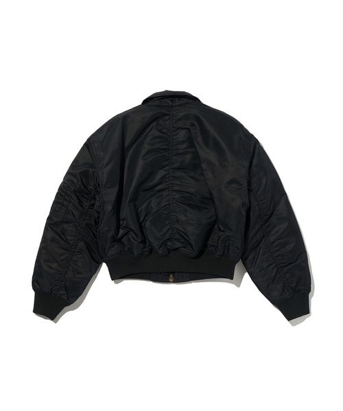 Levi's（リーバイス）の「Levi's/リーバイス ボウイ クロップド ボンバージャケット（MA-1・レディース・ブラック・M/S/XS）」の8枚目の写真