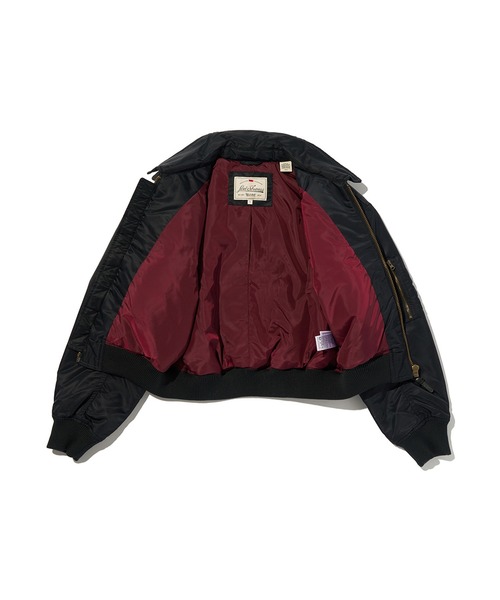 Levi's（リーバイス）の「Levi's/リーバイス ボウイ クロップド ボンバージャケット（MA-1・レディース・ブラック・M/S/XS）」の12枚目の写真