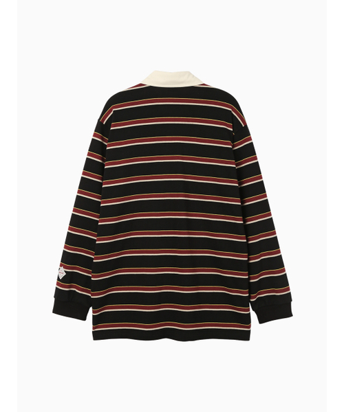 MENASOO(ミナス)の「Menasoo Stripe Rugby T Shirt_Black(ポロシャツ・レディース・ブラック・F)」の9枚目の写真