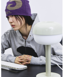 TANSANMAGNESIUM（タンサン マグネシウム）の「ジャカード混ロゴビーニー（パープル）（ニットキャップ/ビーニー）」