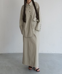 hwyl（ヒュイル）の「フェイクレザースカート（スカート）」