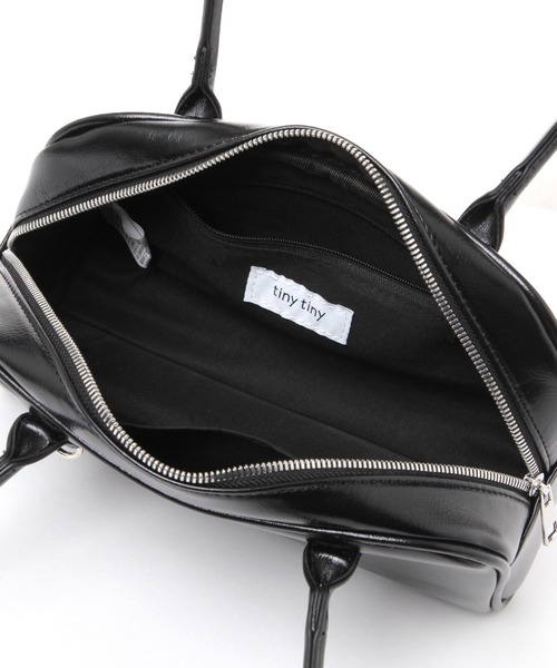 tiny tiny（ティニーティニー）の「ミニボストンバッグ[tiny tiny(ティニーティニー)]（ボストンバッグ・レディース・ピンク/ブラウン/その他2/その他1/ブラック/アイボリー・0）」の21枚目の写真