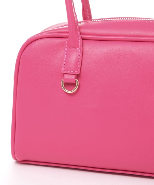 tiny tiny（ティニーティニー）の「ミニボストンバッグ[tiny tiny(ティニーティニー)]（ボストンバッグ・レディース・ピンク/ブラウン/その他2/その他1/ブラック/アイボリー・0）」の8枚目の写真