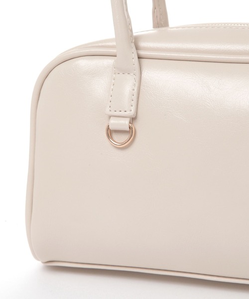 tiny tiny（ティニーティニー）の「ミニボストンバッグ[tiny tiny(ティニーティニー)]（ボストンバッグ・レディース・ピンク/ブラウン/その他2/その他1/ブラック/アイボリー・0）」の7枚目の写真