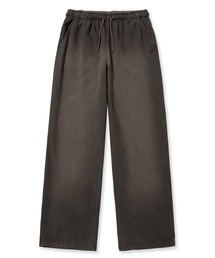 W TAG DIRTY SWEAT PANTS - BROWN