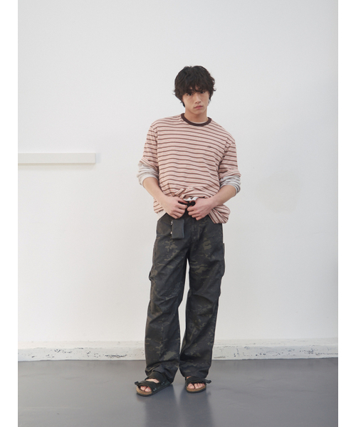 KIJUN MEN（キジュンメンズ）の「フレッシュボーダーTシャツ ブラウン（Tシャツ/カットソー・メンズ・その他・X-LARGE）」の7枚目の写真