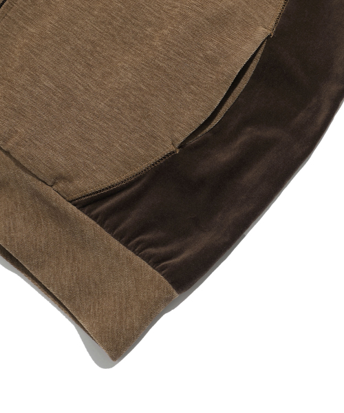 NICE GHOST CLUB(ナイスゴーストクラブ)の「VELOUR TRACK JACKET_BROWN(NG2EFUB933A)(ナイロンジャケット・レディース・ブラウン・S/M/L)」の6枚目の写真