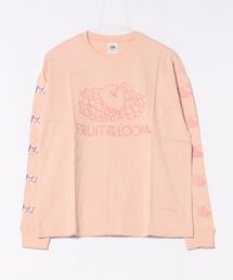 FRUIT OF THE LOOM（フルーツオブザルーム）の「【ST】【FRUIT OF THE LOOM】果汁グミ 製品染め L/S TEE（Tシャツ/カットソー）」