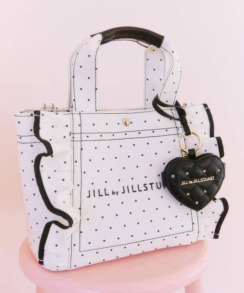 JILL by JILL STUART(ジルバイジルスチュアート)の「キルティングビジューミラーチャーム(キーホルダー・レディース・レッド/ホワイト/ブラック・FREE)」の5枚目の写真