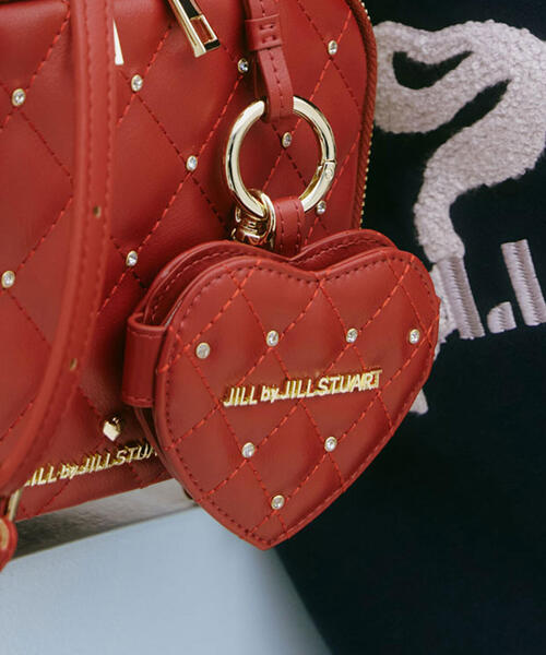 JILL by JILL STUART(ジルバイジルスチュアート)の「キルティングビジューミラーチャーム(キーホルダー・レディース・レッド/ホワイト/ブラック・FREE)」の14枚目の写真