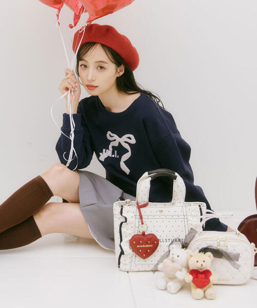 JILL by JILL STUART(ジルバイジルスチュアート)の「キルティングビジューミラーチャーム(キーホルダー・レディース・レッド/ホワイト/ブラック・FREE)」の16枚目の写真