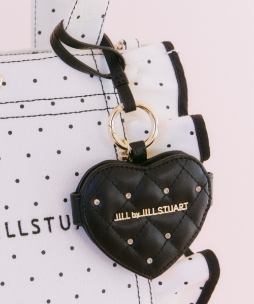 JILL by JILL STUART(ジルバイジルスチュアート)の「キルティングビジューミラーチャーム(キーホルダー・レディース・レッド/ホワイト/ブラック・FREE)」の2枚目の写真