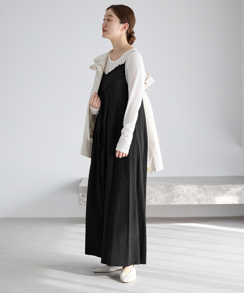 IENA（イエナ）の「《WEB限定/追加》レースキャミソールワンピース（ワンピース・レディース・ブラック・36/38）」の12枚目の写真