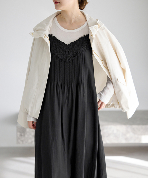 IENA（イエナ）の「《WEB限定/追加》レースキャミソールワンピース（ワンピース・レディース・ブラック・36/38）」の14枚目の写真