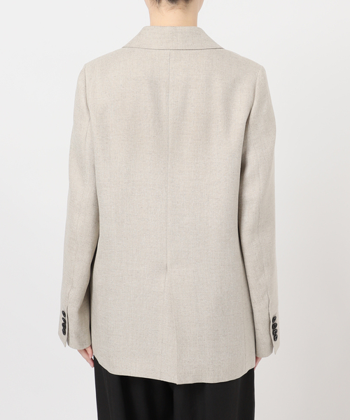 journal standard L'essage(ジャーナルスタンダードレサージュ)の「アイアスダブルブレステッドジャケット(テーラードジャケット・レディース・チャコールグレー/ベージュ・36/38)」の11枚目の写真