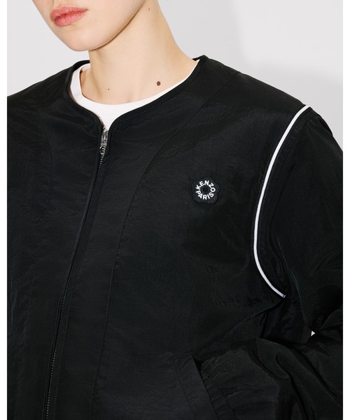 KENZO(ケンゾー)の「'Boke Flower 2.0' カラーレス コーチ ジャケット(ブルゾン・レディース・ブラック系その他・SMALL)」の1枚目の写真