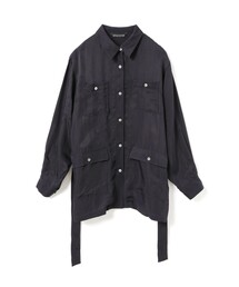 mizuiroind | mizuiro ind キュプラフィールドシャツジャケット(その他アウター)