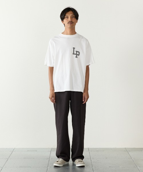 REMI RELIEF(レミレリーフ)の「REMI RELIEF/レミレリーフ HARD SP加工20/-天竺BIGサイズT(LP) 肩落ちシルエット ヴィンテージ Tシャツ 2026年春夏(Tシャツ/カットソー・メンズ・ブラック/オフホワイト・M/L/XL)」の4枚目の写真