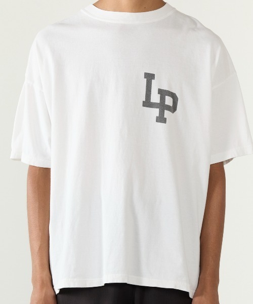 REMI RELIEF(レミレリーフ)の「REMI RELIEF/レミレリーフ HARD SP加工20/-天竺BIGサイズT(LP) 肩落ちシルエット ヴィンテージ Tシャツ 2026年春夏(Tシャツ/カットソー・メンズ・ブラック/オフホワイト・M/L/XL)」の3枚目の写真