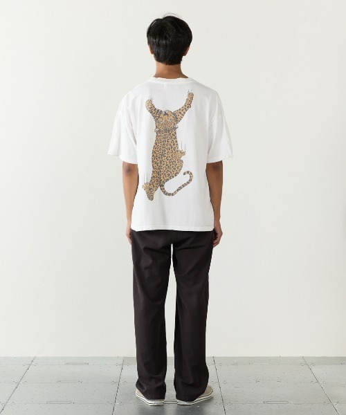 REMI RELIEF(レミレリーフ)の「REMI RELIEF/レミレリーフ HARD SP加工20/-天竺BIGサイズT(LP) 肩落ちシルエット ヴィンテージ Tシャツ 2026年春夏(Tシャツ/カットソー・メンズ・ブラック/オフホワイト・M/L/XL)」の5枚目の写真