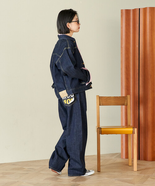 FREAK'S STORE(フリークスストア)の「Lee × FREAK'S STORE/リー 別注 101 COWBOY JACKET/別注 ワンオーワン カウボーイジャケット(デニムジャケット・レディース・サックスブルー/ネイビー・フリ-)」の11枚目の写真