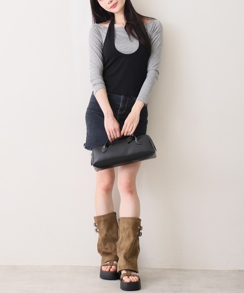 DEMETER(デメテル)の「2WAY ミニ バゲットバッグ(ショルダーバッグ・レディース・ブラック/レッド/キャメル/ブラウン/オフホワイト・FREE)」の12枚目の写真