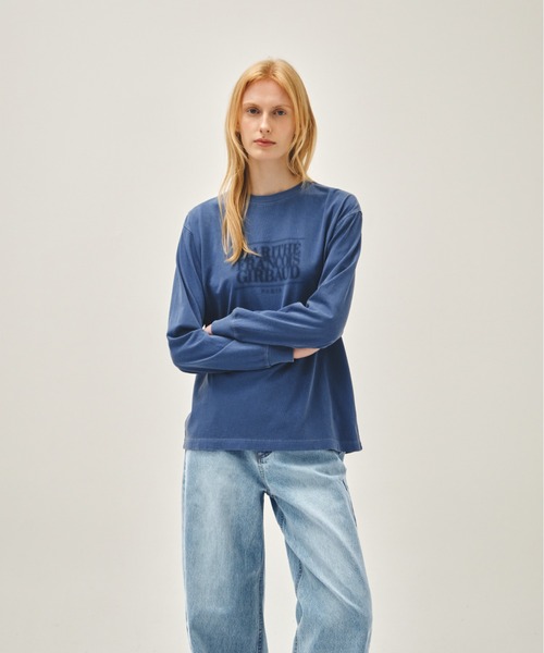 CRACK CLASSIC LOGO DYEING LONG SLEEVE TEE（Tシャツ/カットソー 