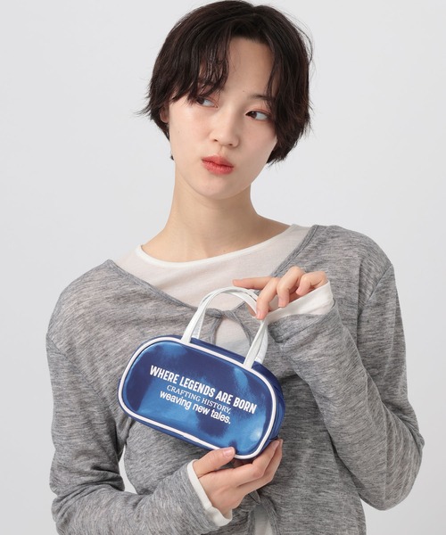 BAYFLOW（ベイフロー）の「BFボストンポーチ（ポーチ・レディース・ブラック/レッド/ブルー・0）」の3枚目の写真