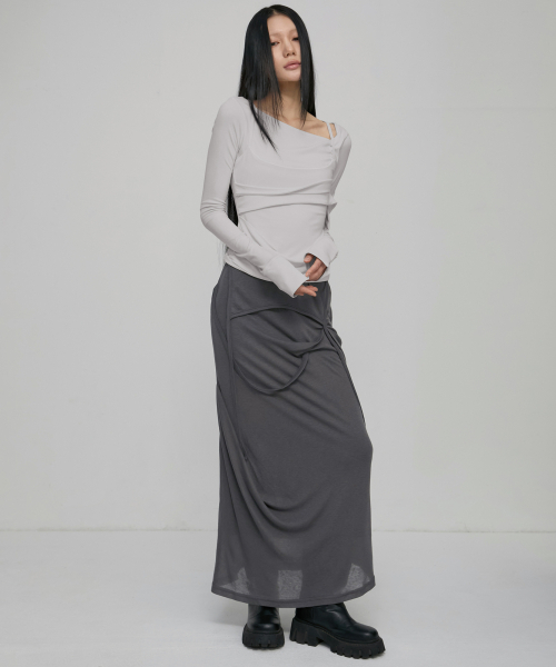 FLAREUP(フレアアップ)の「Layered Bustier Long Sleeve (FL-105_Cloud White)(Tシャツ/カットソー・レディース・ホワイト・OS)」の7枚目の写真