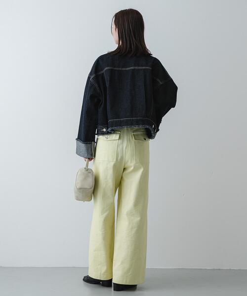 SENSE OF PLACE by URBAN RESEARCH（センスオブプレイスバイアーバンリサーチ）の「ロールアップデニムジャケット（デニムジャケット・レディース・ワンウォッシュ/ライトインディゴブルー・ONE）」の8枚目の写真