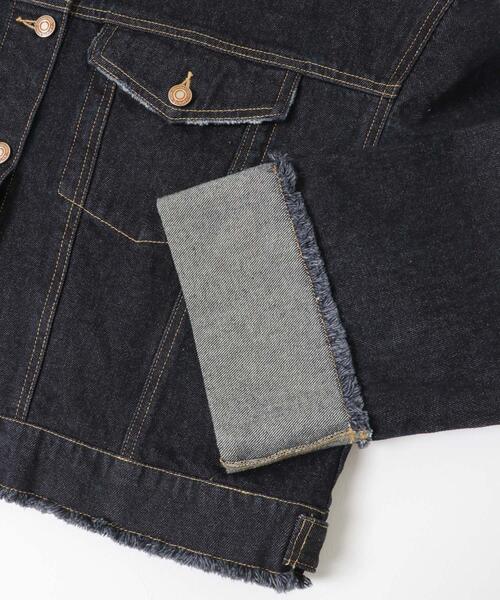 SENSE OF PLACE by URBAN RESEARCH（センスオブプレイスバイアーバンリサーチ）の「ロールアップデニムジャケット（デニムジャケット・レディース・ワンウォッシュ/ライトインディゴブルー・ONE）」の10枚目の写真
