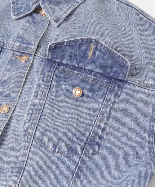 SENSE OF PLACE by URBAN RESEARCH（センスオブプレイスバイアーバンリサーチ）の「ロールアップデニムジャケット（デニムジャケット・レディース・ワンウォッシュ/ライトインディゴブルー・ONE）」の18枚目の写真
