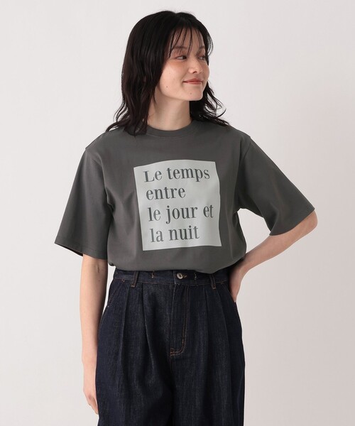 セール】MON JOURNALタイポグラフィープリントTシャツ（Tシャツ