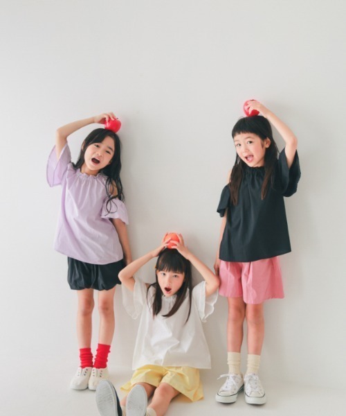 NHT（エヌエイチティー）の「NHT/エヌエイチティー オフショルダー ブラウス（シャツ/ブラウス・キッズ・ブラック・120cm/150cm/160cm/140cm/130cm/110cm）」の10枚目の写真