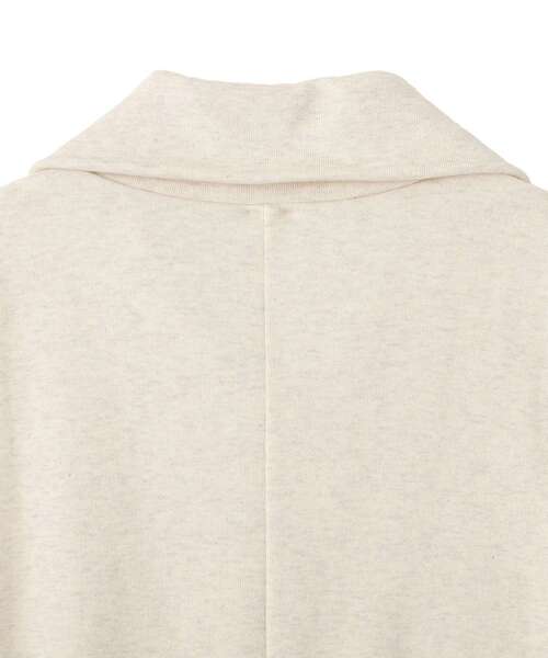 GARAGE OF GOOD CLOTHING（ガレージオブグッドクロージング）の「【日本製】裏毛ドロストショートベスト（ベスト・レディース・ホワイト系その他/ネイビー/杢グレー・FREE）」の16枚目の写真