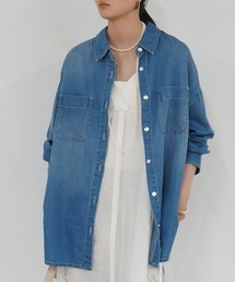 LOUNGEDRESS | 【サイズ展開あり/初夏まで着られる】フルイドデニムシャツ(シャツ/ブラウス)
