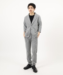 Relation（リレーション）の「ポンチ長袖＆7分袖JK　テーパードPTセットアップ（セットアップ）」
