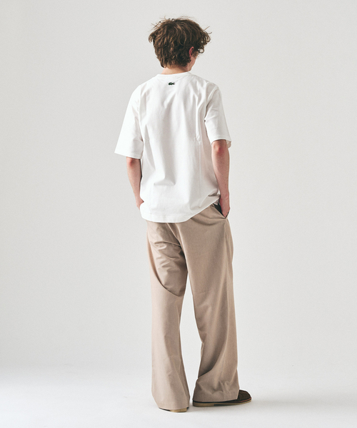 LACOSTE（ラコステ）の「【LACOSTE / ラコステ】 417別注 Print Tシャツ（Tシャツ/カットソー・メンズ・ブラック/ブルー/ベージュ/グリーン・LARGE/MEDIUM/SMALL）」の13枚目の写真