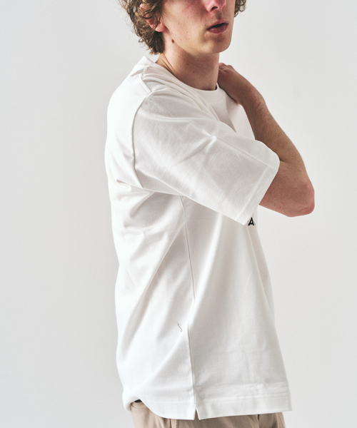 LACOSTE（ラコステ）の「【LACOSTE / ラコステ】 417別注 Print Tシャツ（Tシャツ/カットソー・メンズ・ブラック/ブルー/ベージュ/グリーン・LARGE/MEDIUM/SMALL）」の17枚目の写真