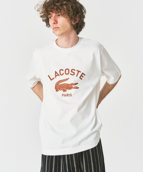 LACOSTE 417 EDIFICE 別注 プリントTシャツ セール】【LACOSTE / ラコステ】 417別注 Print Tシャツ（Tシャツ