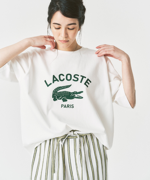 LACOSTE 417 EDIFICE 別注 プリントTシャツ セール】【LACOSTE / ラコステ】 417別注 Print Tシャツ（Tシャツ