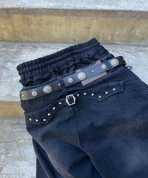 AAKAM（アーカム）の「Western Concho Belt (Black)（ベルト・レディース・その他・FREE）」の4枚目の写真