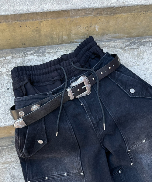 AAKAM（アーカム）の「Western Concho Belt (Black)（ベルト・レディース・その他・FREE）」の17枚目の写真