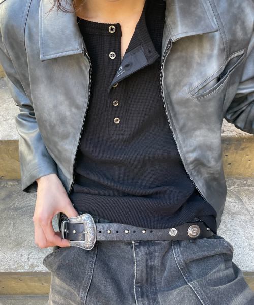 AAKAM（アーカム）の「Western Concho Belt (Black)（ベルト・レディース・その他・FREE）」の13枚目の写真
