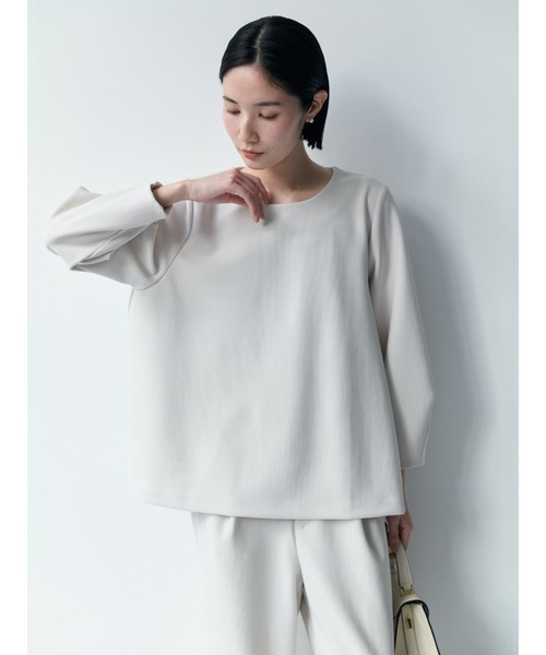 Brown&Street（ブラウンアンドストリート）の「【Refine】コクーンスリーブトップス（Tシャツ/カットソー・レディース・ブラック/ナチュラル・FREE）」の17枚目の写真