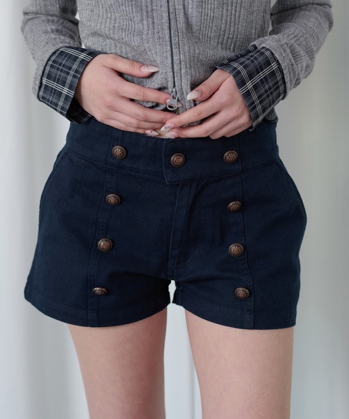 sedacle girl(セダクルガール)の「ナポレオンマイクロパンツ(その他パンツ・レディース・ネイビー/ブラック・MEDIUM/SMALL)」の2枚目の写真