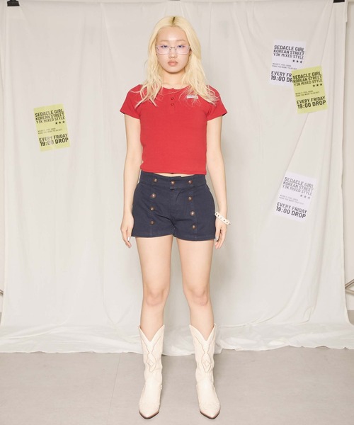 sedacle girl(セダクルガール)の「ナポレオンマイクロパンツ(その他パンツ・レディース・ネイビー/ブラック・MEDIUM/SMALL)」の10枚目の写真